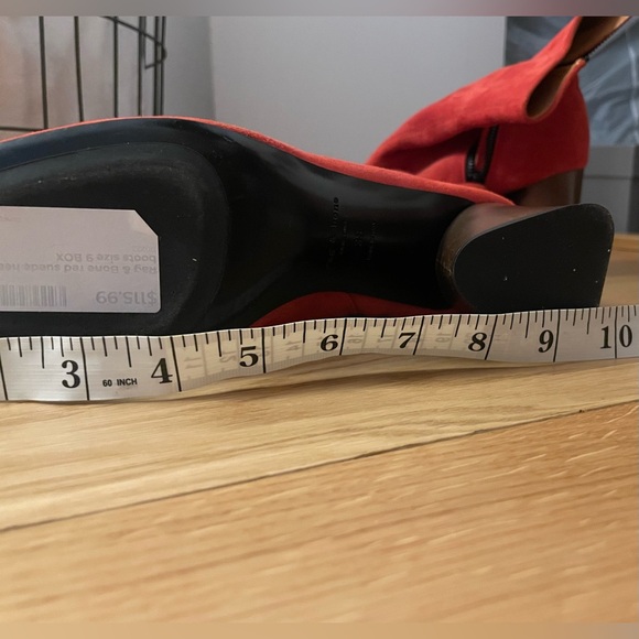 Gorgeous red boots. Soft suede.
Like new. Rag & bone. - Picture 6 of 6